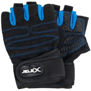JELEX Fit treniruočių pirštinės juoda-mėlyna